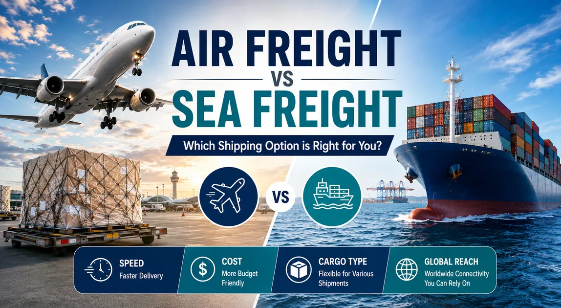 Air Freight vs Sea Freight: Cost, Speed & When to Choose Each