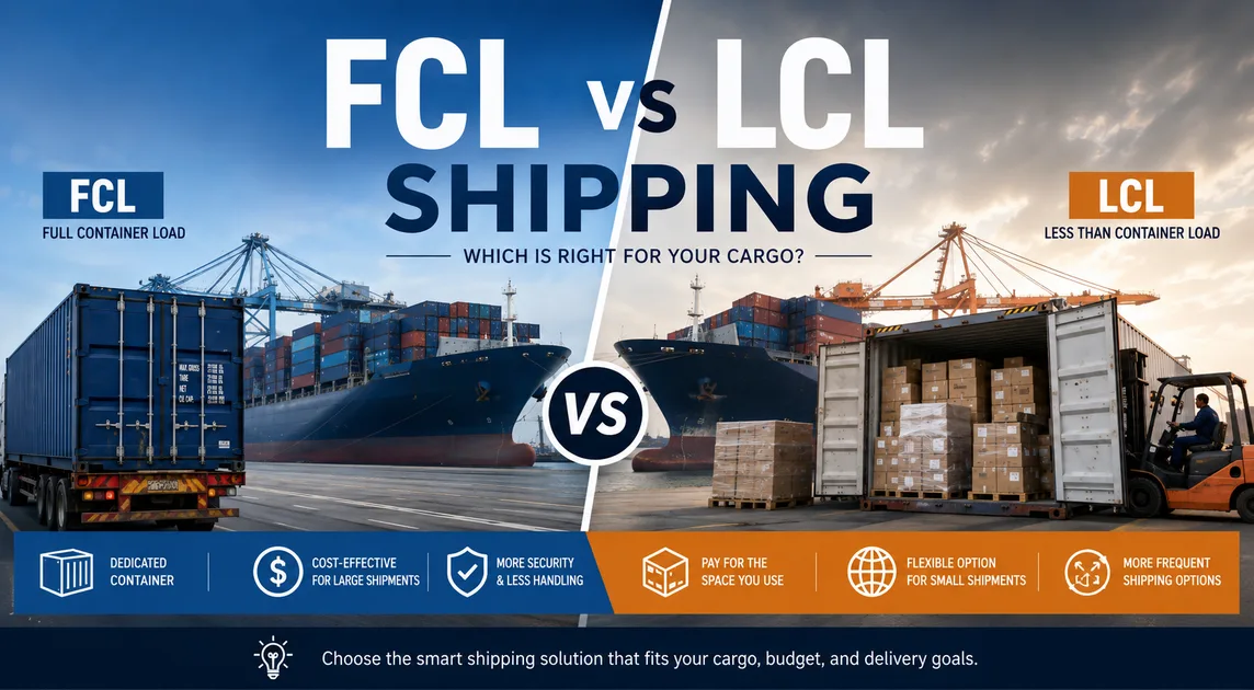 FCL vs LCL: Which Container Option is Right for Your Cargo?