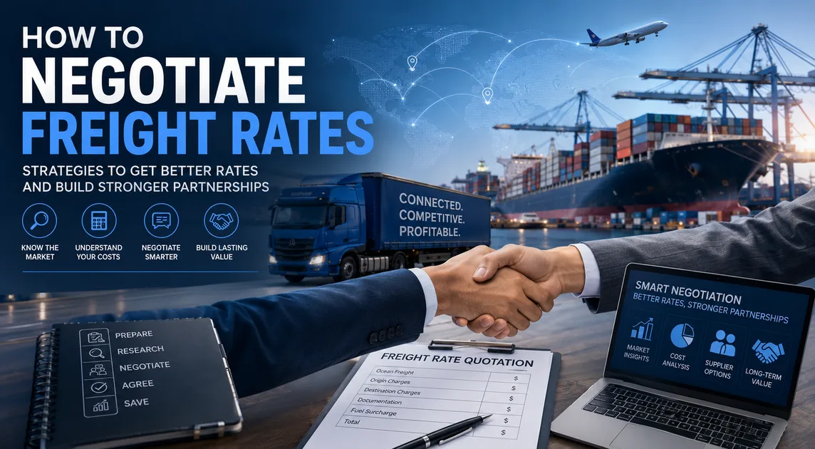 How to Negotiate Freight Rates: Tips for Importers