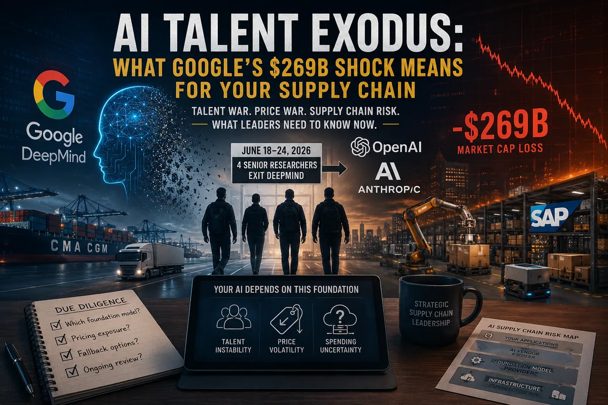 Google's $269 Billion AI Talent Shock — What Logistics Companies Betting on AI Need to Know
