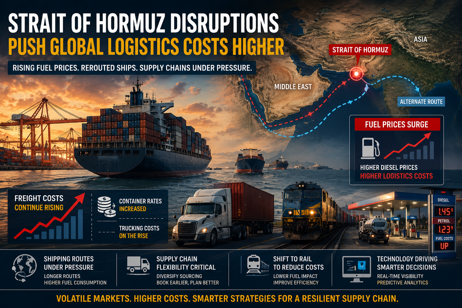 Fuel Price Shock and Strait of Hormuz Disruptions Push Global Logistics Costs Higher