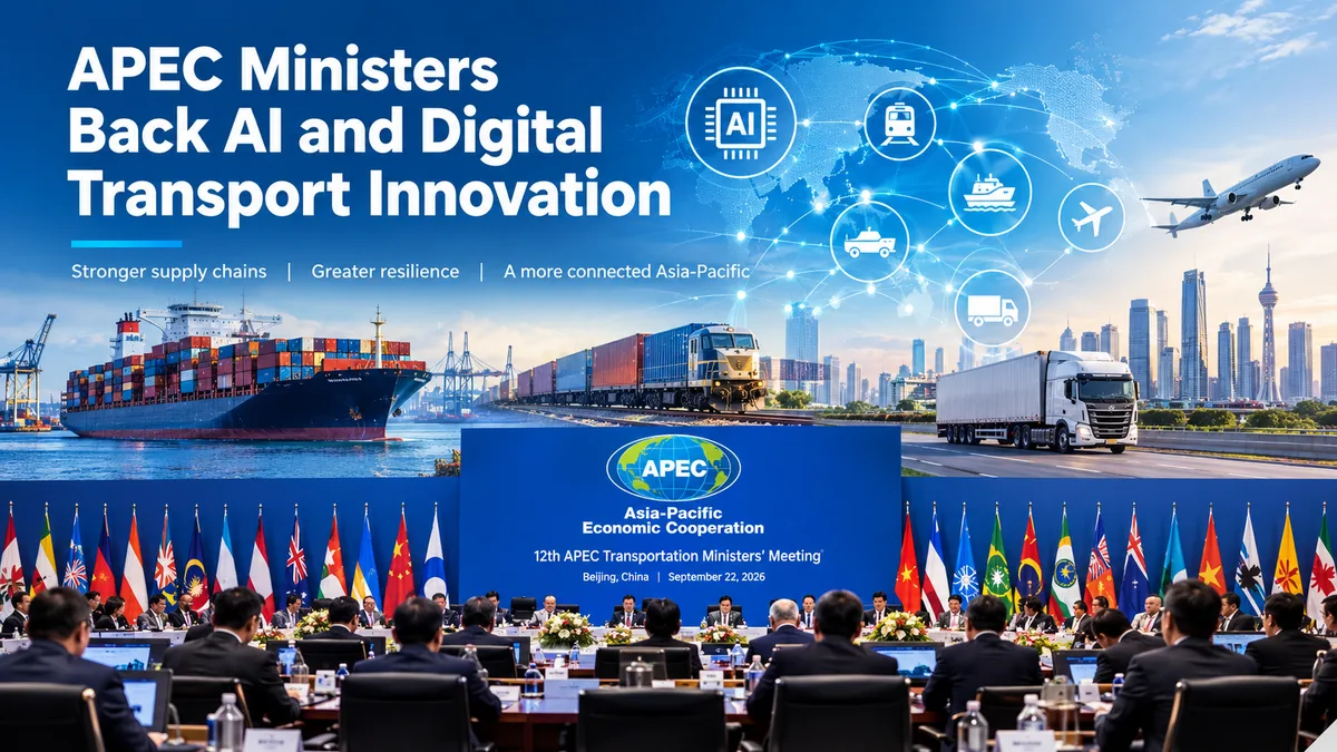 APEC Transport Ministers Push AI and Digital Transformation to Reshape Asia-Pacific Logistics
